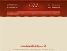 Tablet Screenshot of ozzsa.com